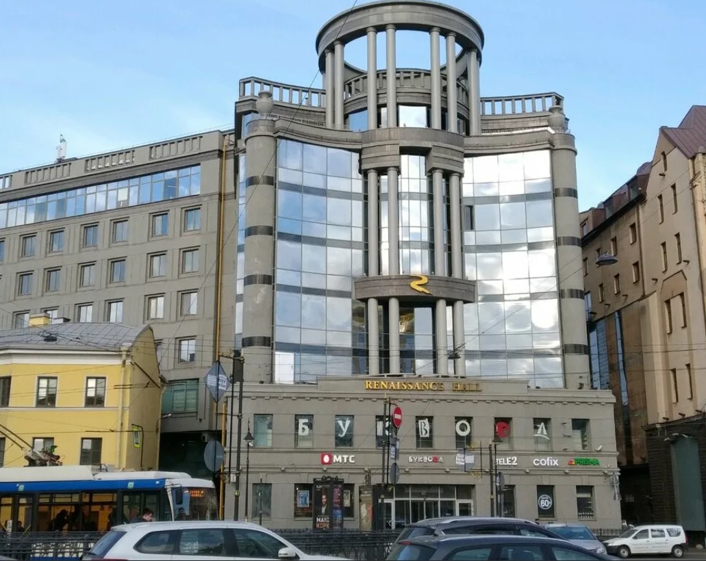 фасад дома, здание по адресу г Санкт-Петербург, Владимирский пр-кт, д 23